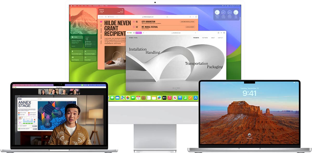 دانلود سیستم عامل مک او اس سونوما macOS sonoma برای مک بوک با لینک مستقیم